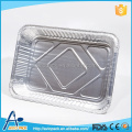 Large disposable aluminium foil tray for BBQ,takeaway, fast food